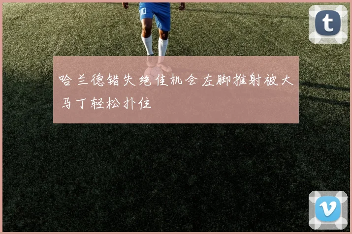 哈兰德错失绝佳机会左脚推射被大马丁轻松扑住